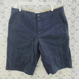 Timberland‎ textured bermuda men's shorts navy blue 34x12